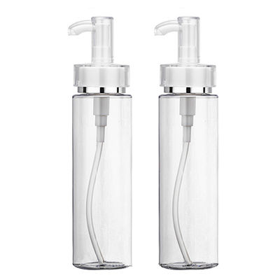 ขวดปั๊มพลาสติกเปล่าขนาด 200 มล. สีขวดใส Clear