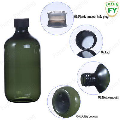 เปล่า 300ml 500Ml พลาสติกสัตว์เลี้ยงใบหน้าบำรุงผิวหน้าเครื่องสำอางขวดหมึก