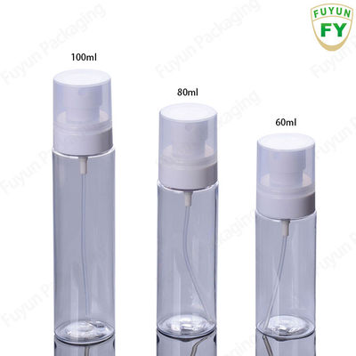ขวดสเปรย์เครื่องสำอางพลาสติก 3.4oz การจัดการพื้นผิว Chrome