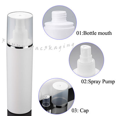ขวดสเปรย์ 180ml สำหรับเจลทำความสะอาดมือ, ขวดสเปรย์แต่งหน้าเปล่า PE