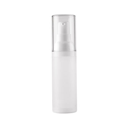 ขายส่ง 50ml empty travel mini vacuum clear round airless โลชั่นครีมขวดพลาสติกสำหรับการดูแลผิว