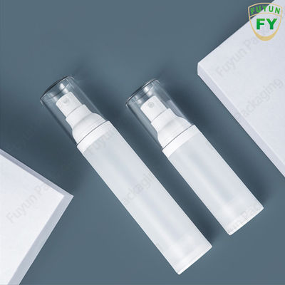 ขายส่ง 50ml empty travel mini vacuum clear round airless โลชั่นครีมขวดพลาสติกสำหรับการดูแลผิว