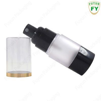 ขวดปั๊มผลิตภัณฑ์ดูแลผิว Airless 15ml พิมพ์ซิลค์สกรีน