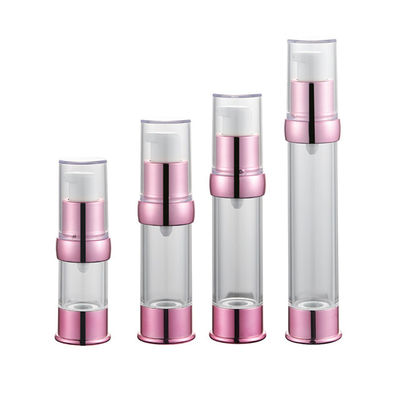 ขายส่ง 15ml 30ml 40g 50ml เปล่าเดินทางมินิสูญญากาศล้างรอบสุญญากาศโลชั่นครีมขวดพลาสติกสำหรับการดูแลผิว