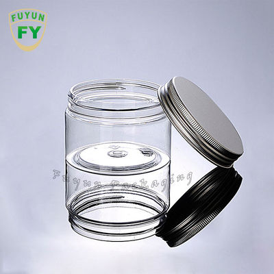 คุกกี้ใสเปล่าลูกอมถั่วบรรจุภัณฑ์อาหารเกรด PET ภาชนะพลาสติกที่เก็บขวด Jar