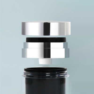 50ml สีขาว Black Moisturizer ปั๊มสุญญากาศขวดอิมัลชันพร้อมฝาบรรจุภัณฑ์สูญญากาศเครื่องสำอาง