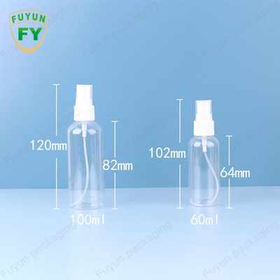 มินิเคลียร์ 80ml 100ml น้ำหอม Fine Mist ขวดสเปรย์พลาสติก
