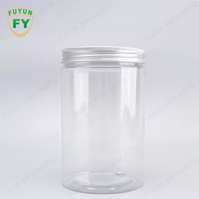 30ml 40ml 150ml ขวดบรรจุภัณฑ์พลาสติกใสพร้อมฝาอลูมิเนียม Food Grade