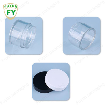 Fuyun 30ml 50ml สัตว์เลี้ยงพลาสติกใสปากกว้างใบหน้านอนโคลนครีม jar
