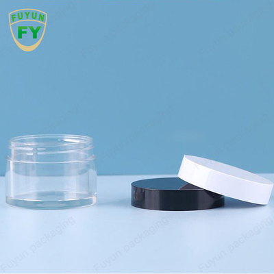 Fuyun 30ml 50ml สัตว์เลี้ยงพลาสติกใสปากกว้างใบหน้านอนโคลนครีม jar