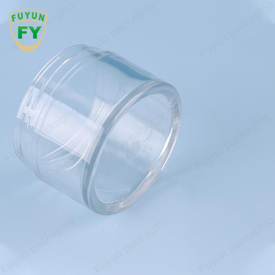 Fuyun 30ml 50ml สัตว์เลี้ยงพลาสติกใสปากกว้างใบหน้านอนโคลนครีม jar