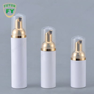 30ml 50ml 80ml ขวดปั๊มโฟมทองคำพร้อมฝาใส