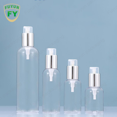 75ml 100ml 250ml ขวดปั๊มพลาสติกเซรั่มโทนเนอร์ซิลเวอร์โลชั่นปั๊มคอนเทนเนอร์