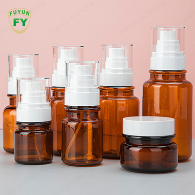 30g 40ml 60ml ขวดปั๊มพลาสติกเซรั่มขวด PET Double Wall