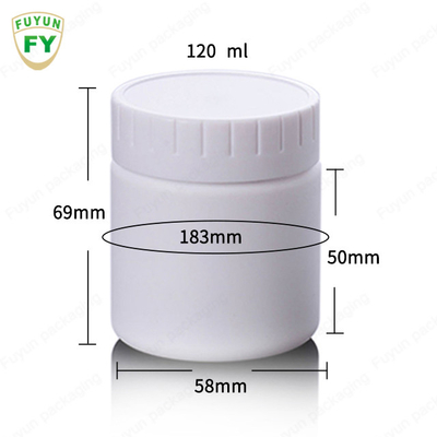 SGS 4.05oz PP Cap ขวดครีมพลาสติกสำหรับอายแชโดว์ Lip Balms