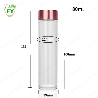 ภาชนะเก็บพลาสติก PET 80ml สำหรับอาหารแห้งผลไม้