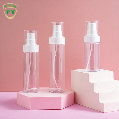 120ml 150ml ขวดพลาสติกสเปรย์เครื่องสำอางเปล่าพร้อมปั๊มสีขาว