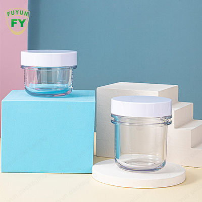 ขวดบรรจุภัณฑ์พลาสติกใสหนา 1.69oz 3.38oz ด้านตรง