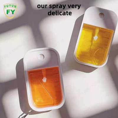 48ml 50ml Hand Sanitizer Spray Pump ขวดบัตรเครดิตรูปสีที่กำหนดเอง