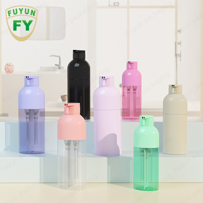 ขวดปั๊มแชมพูย้อมพลาสติก OEM 300ML Chrome