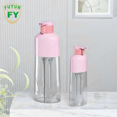 ขวดปั๊มแชมพูย้อมพลาสติก OEM 300ML Chrome